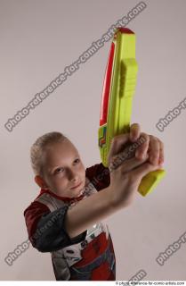 DENISA PILOT STANDING POSE WITH GUN 4